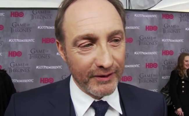 Michael McElhatton during an interview in March 2014