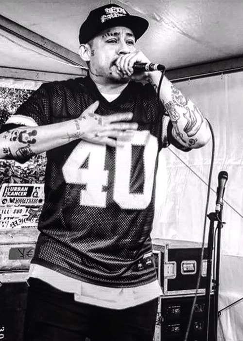 Mike Mictlan Performing as seen on his Instagram Profile in May 2016