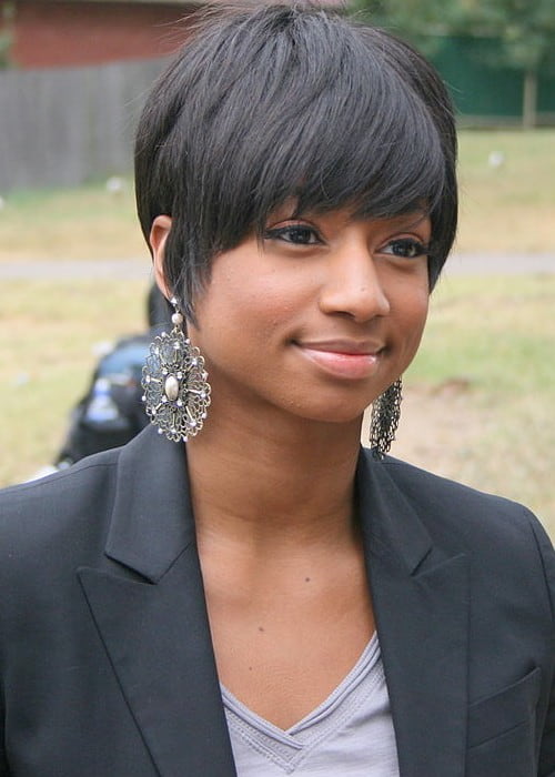 Monique Coleman at Granville South High School in February 2011