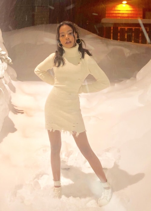 Navia Robinson as seen in a picture taken at Lake Tahoe in February 2019