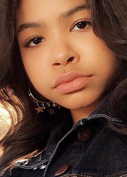 Navia Robinson as seen in a selfie taken in January 2019
