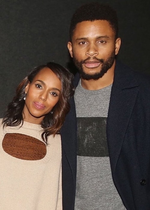 Nnamdi Asomugha as seen while posing with Kerry Washington