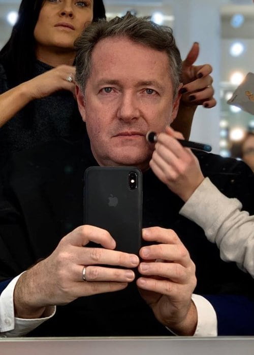 Piers Morgan in an Instagram selfie as seen in February 2019