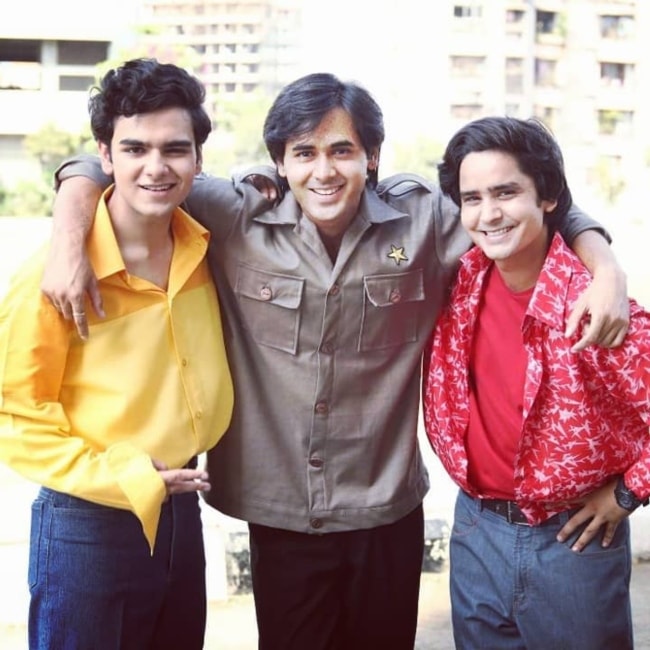 Raghav Dhir as seen in a picture with Randeep Rai and Sanjay Choudhary taken in Film City, Mumbai in May 2018