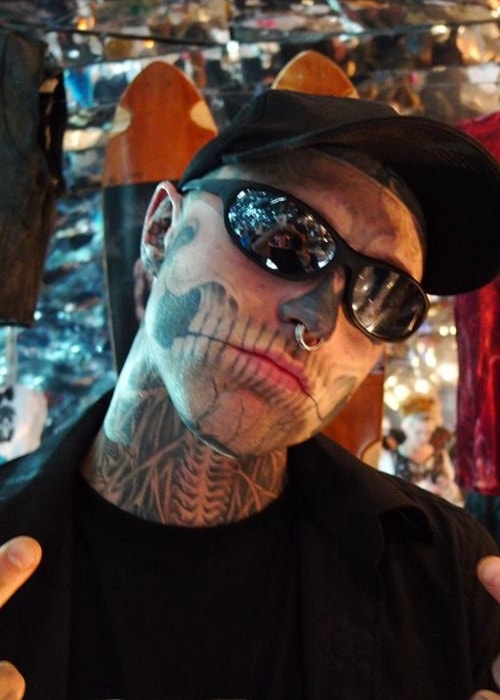 Rick Genest as seen in a picture taken at Nicola Formichetti's pop-up shop in September 2011