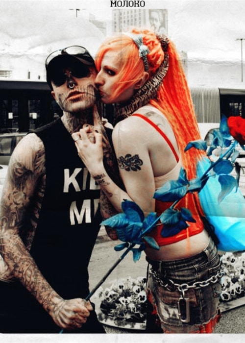 Rick Genest as seen in a picture with Kasiia in May 2011