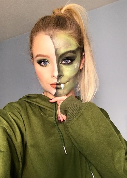 Sophie as seen in a selfie taken in October 2018