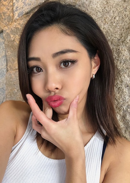 Stacey Kim looking cute in a closeup