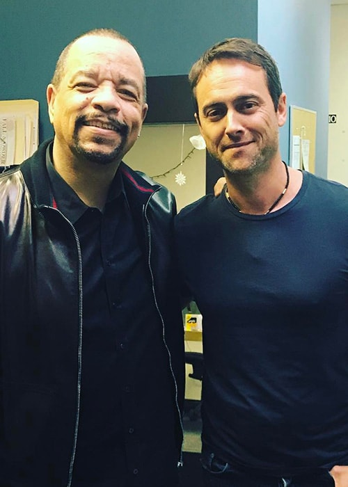 Stuart Townsend with Ice-T as seen on his Instagram Profile in April 2017