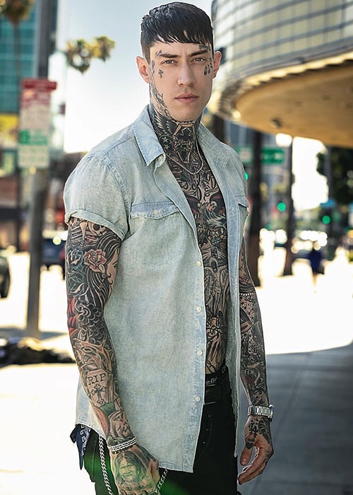 Trace Cyrus as seen on his Instagram Profile in July 2018