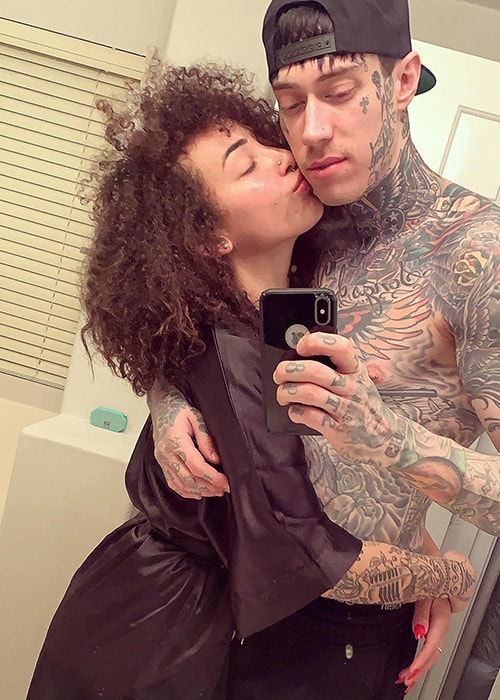 Trace Cyrus with his Girlfriend Taylor Lauren Sanders as seen on his Instagram Profile in February 2019