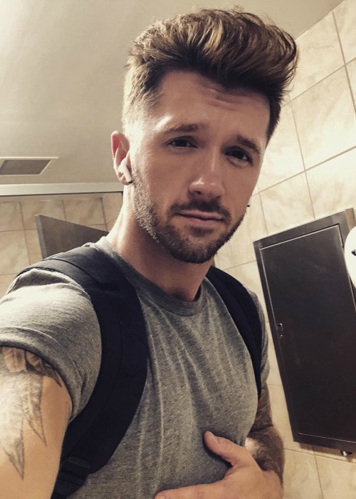 Travis Wall as seen in a selfie in September 2018