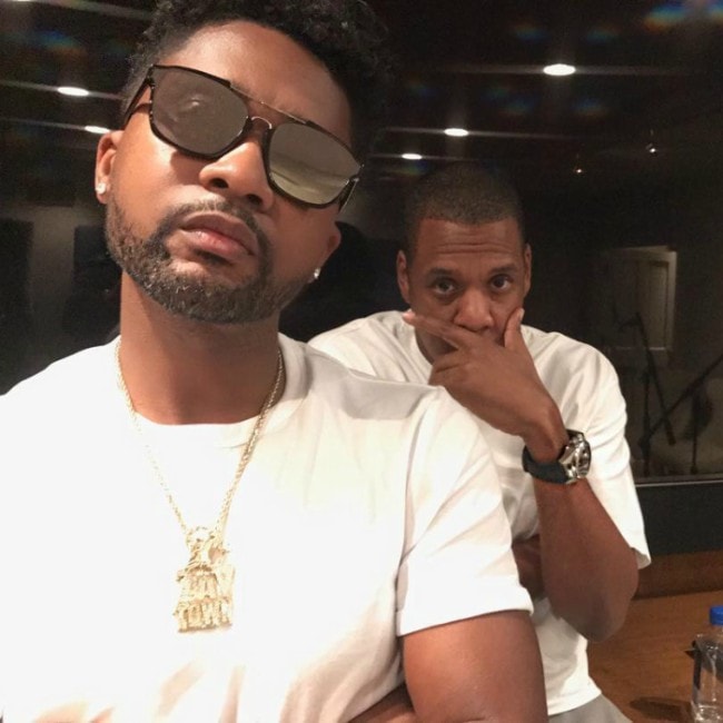 Zaytoven as seen in an Instagram selfie with rapper Jay Z in August 2018