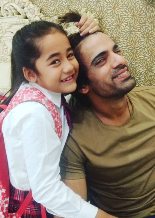 Aakriti Sharma as seen in a picture with her co-star Mohit Malik in November 2018