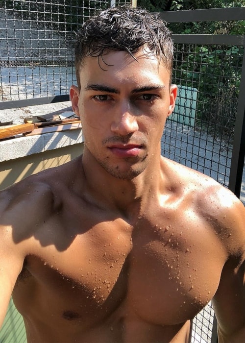 Alessio Pozzi as seen in a selfie taken in Lake Iseo, Italy in August 2018