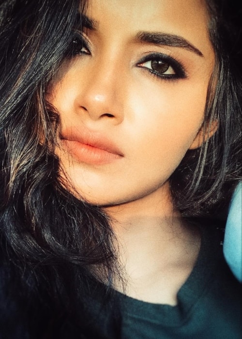 Anupama Parameswaran as seen in a selfie taken in April 2019
