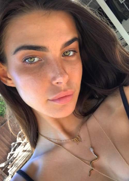 Charlotte D'Alessio as seen in a selfie in September 2018