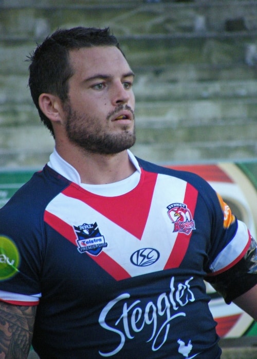 Daniel Conn as seen while playing for Sydney Roosters RLFC in February 2010