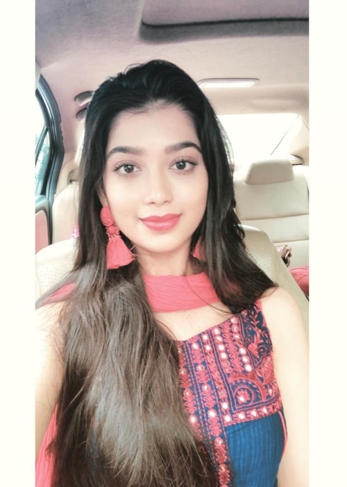 Digangana Suryavanshi as seen in a selfie taken in July 2018