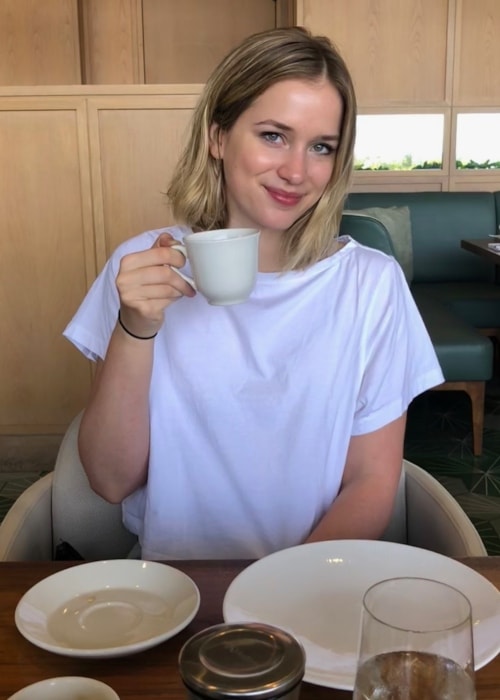 Elizabeth Lail as seen in a picture taken in May 2018