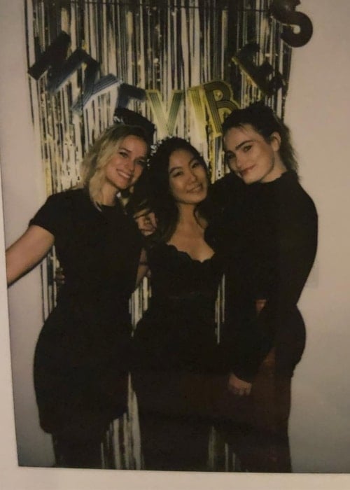Elizabeth Lail as seen in a throwback picture with Kathryn Gallagher and Nicole Kang