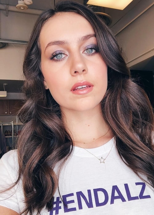 Emma Fuhrmann as seen in a selfie taken in Smashbox Studios in March 2019