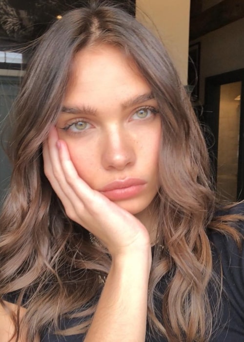 Hana Cross as seen in a selfie taken in April 2019