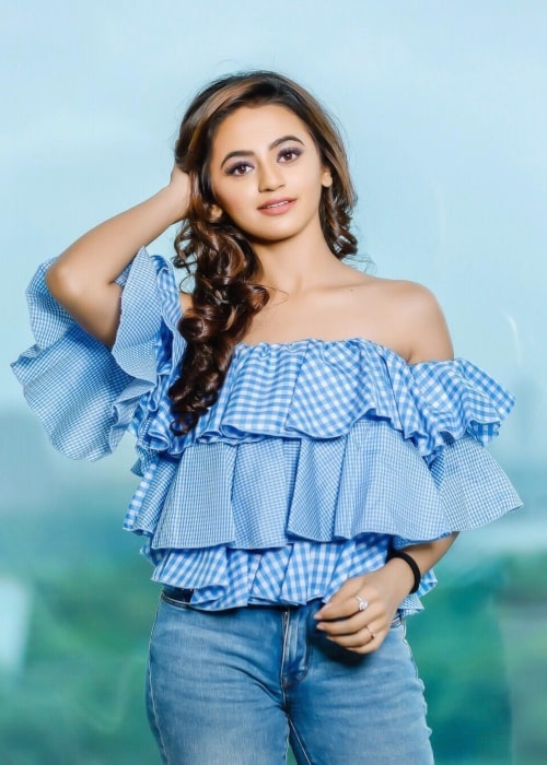 Helly Shah as seen in a picture taken in July 2018