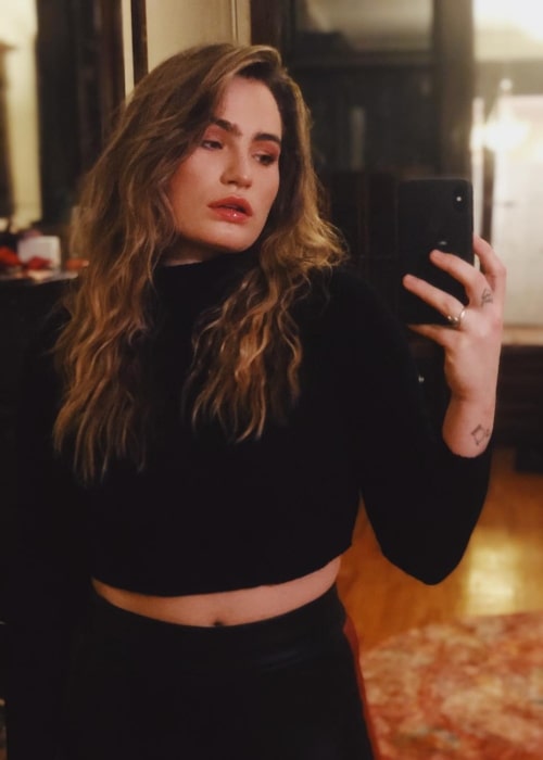 Kathryn Gallagher as seen in a selfie taken in January 2019