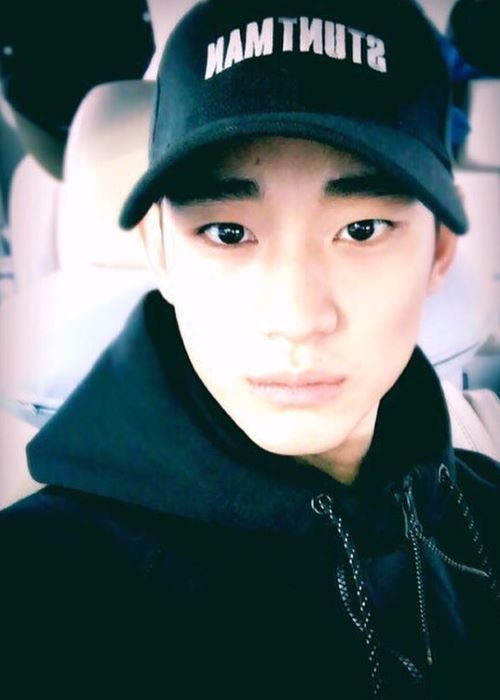 Kim Soo-Hyun in an Instagram Selfie in March 2016