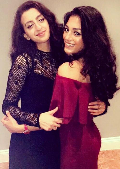 Manpreet Bambra (Right) as seen while posing with one of her best friends named Saba