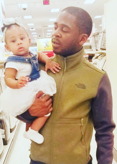 Marcus Canty with his daughter as seen in October 2018