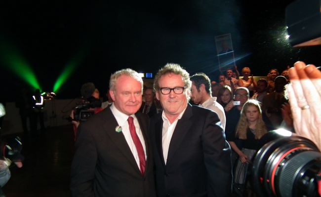 Martin McGuinness and Colm Meaney as seen on October 2011