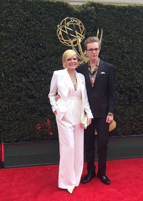Maura West at the Daytime Emmy Awards as seen in May 2018