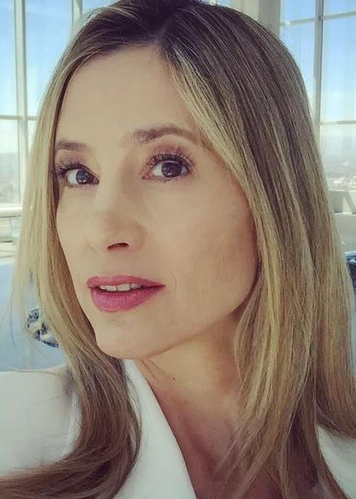 Mira Sorvino in an Instagram selfie as seen in April 2017