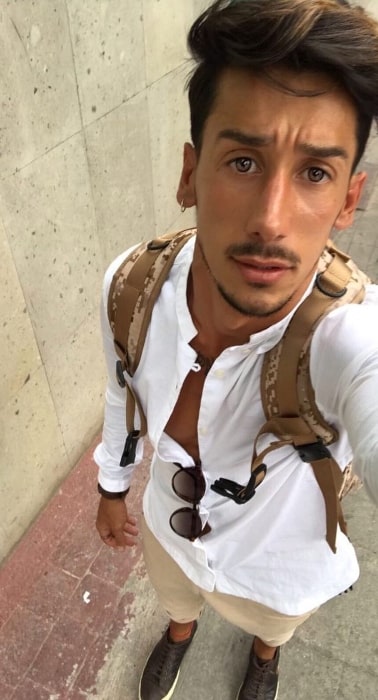 Nico Conte as seen while taking a selfie in Mexico City, Mexico in May 2017