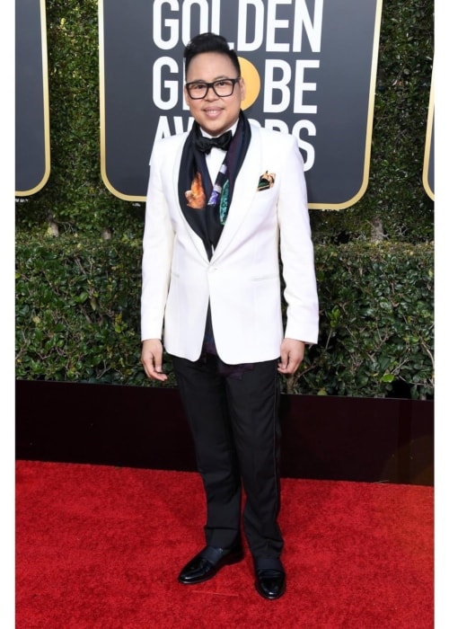 Nico Santos as seen in a picture taken at the Golden Globe Awards in January 2019