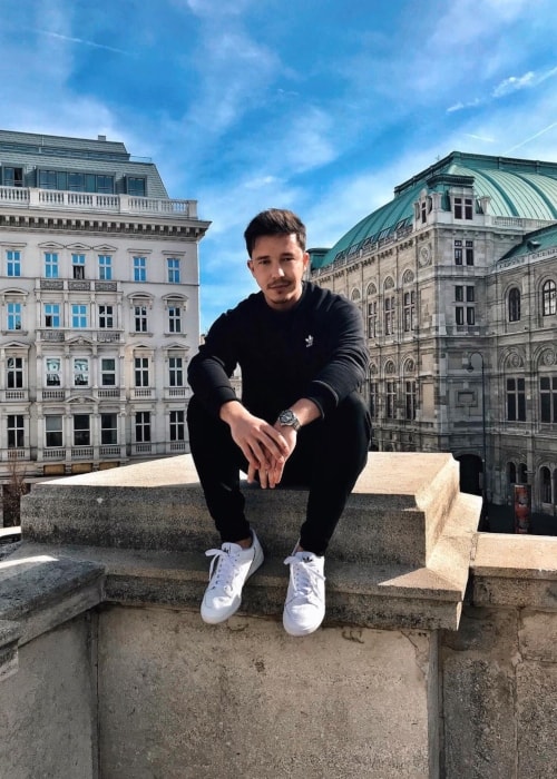 Nico Santos as seen in a picture taken in Vienna, Austria in March 2019