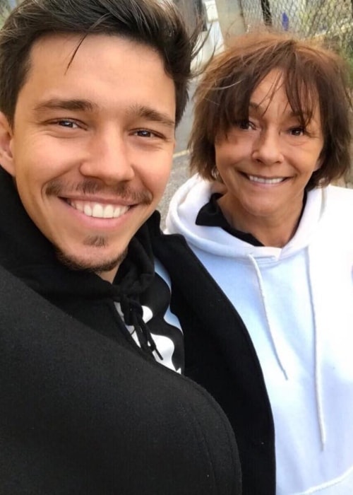 Nico Santos as seen in a selfie with his mother taken in May 2018