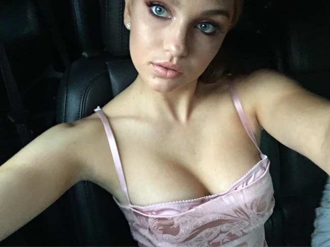 Olivia Brower as seen in a selfie in June 2017