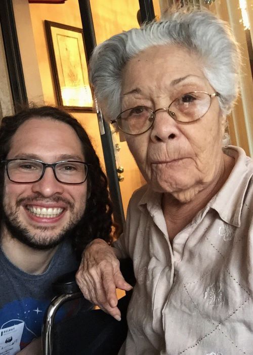 Ray Toro in a Twitter Selfie with Abuela