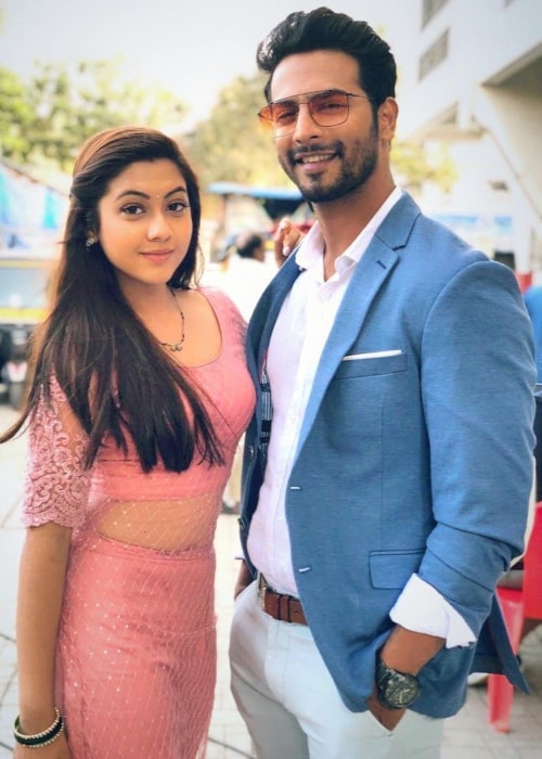 Reem Shaikh as seen in a picture with actor Sehban Azim in January 2019