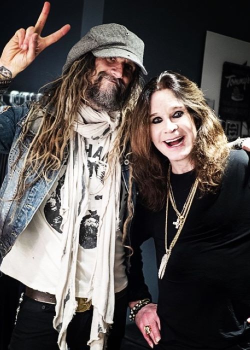 Rob Zombie with Ross Halfin in January 2019