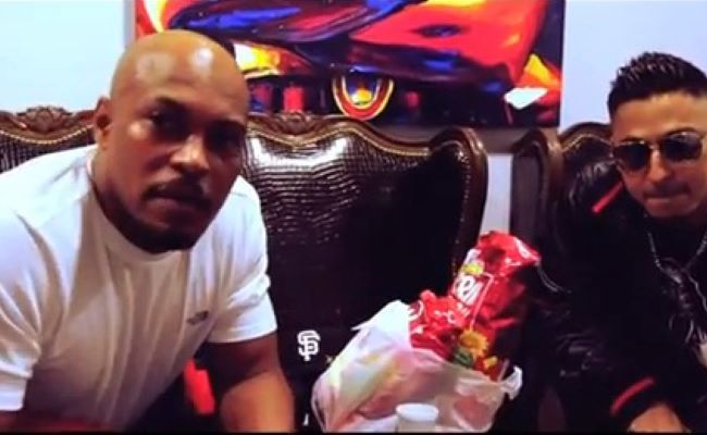 Sticky Fingaz with Duke Montana in June 2012