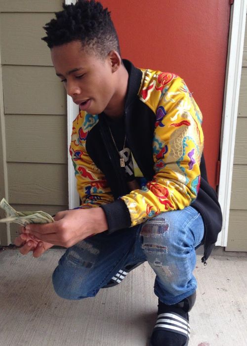 Tay-K as seen on his Instagram Profile in January 2017