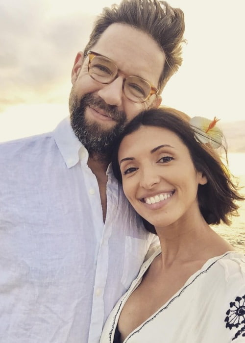Todd Grinnell and India de Beaufort in a selfie in November 2017