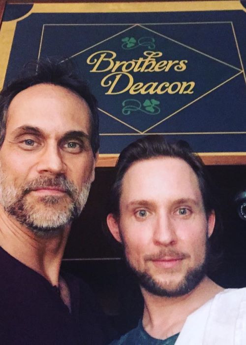 Todd Stashwick with Geoff Scovell as seen on his Instagram Profile in February 2019