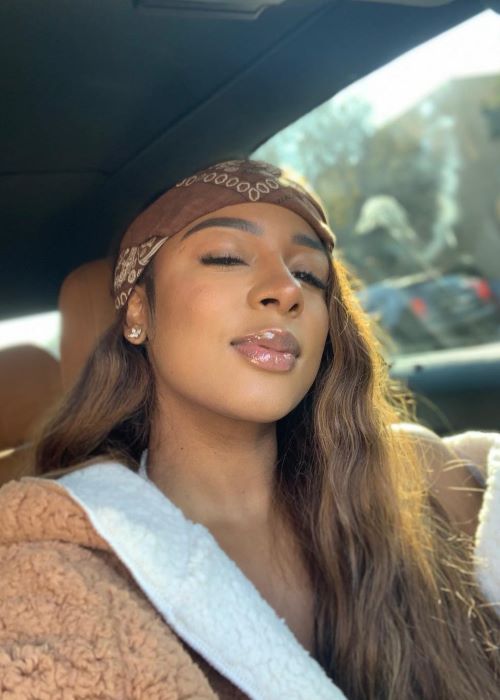 Victoria Monét in an Instagram Selfie in April 2019