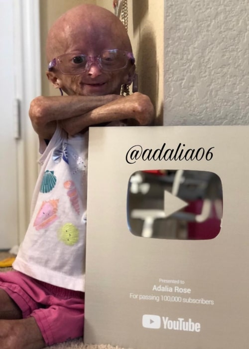 Adalia Rose as seen in a picture taken in April 2018