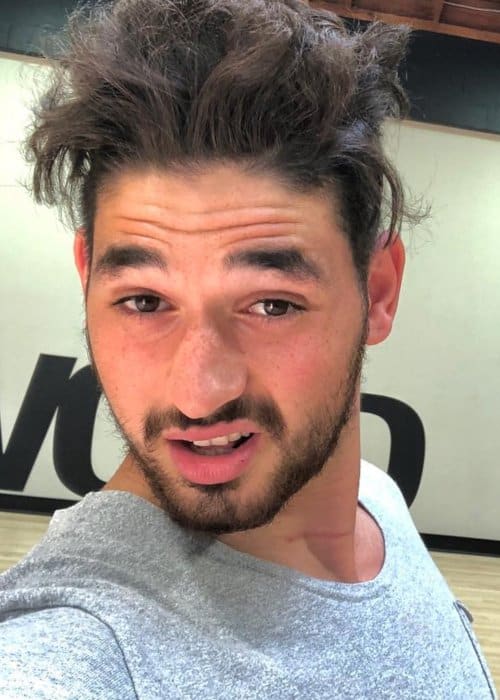 Alan Bersten in an Instagram selfie as seen in July 2018